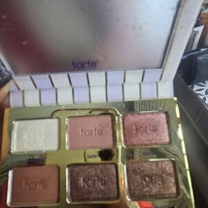 Tarte Glam Eyeshadow Palette with White, Pink, and Brown Shades